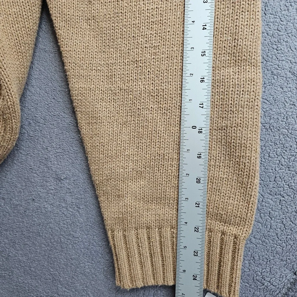 COOFANDY Sweater Mens‎ 3XL Brown Knitted Relaxed Fit Shawl Collar Toggle Button